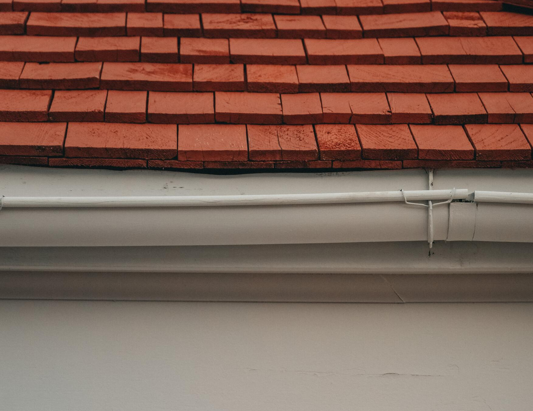 gutter on a house