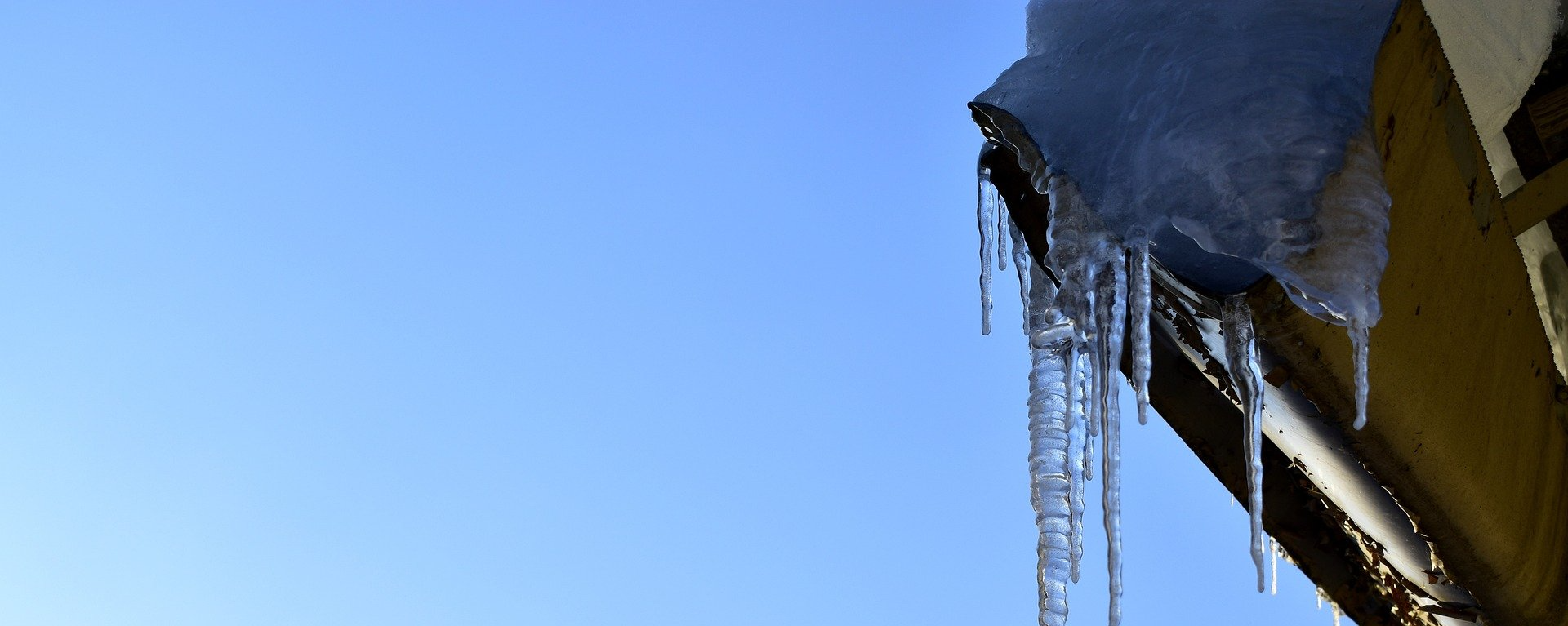 icicles on a gutter