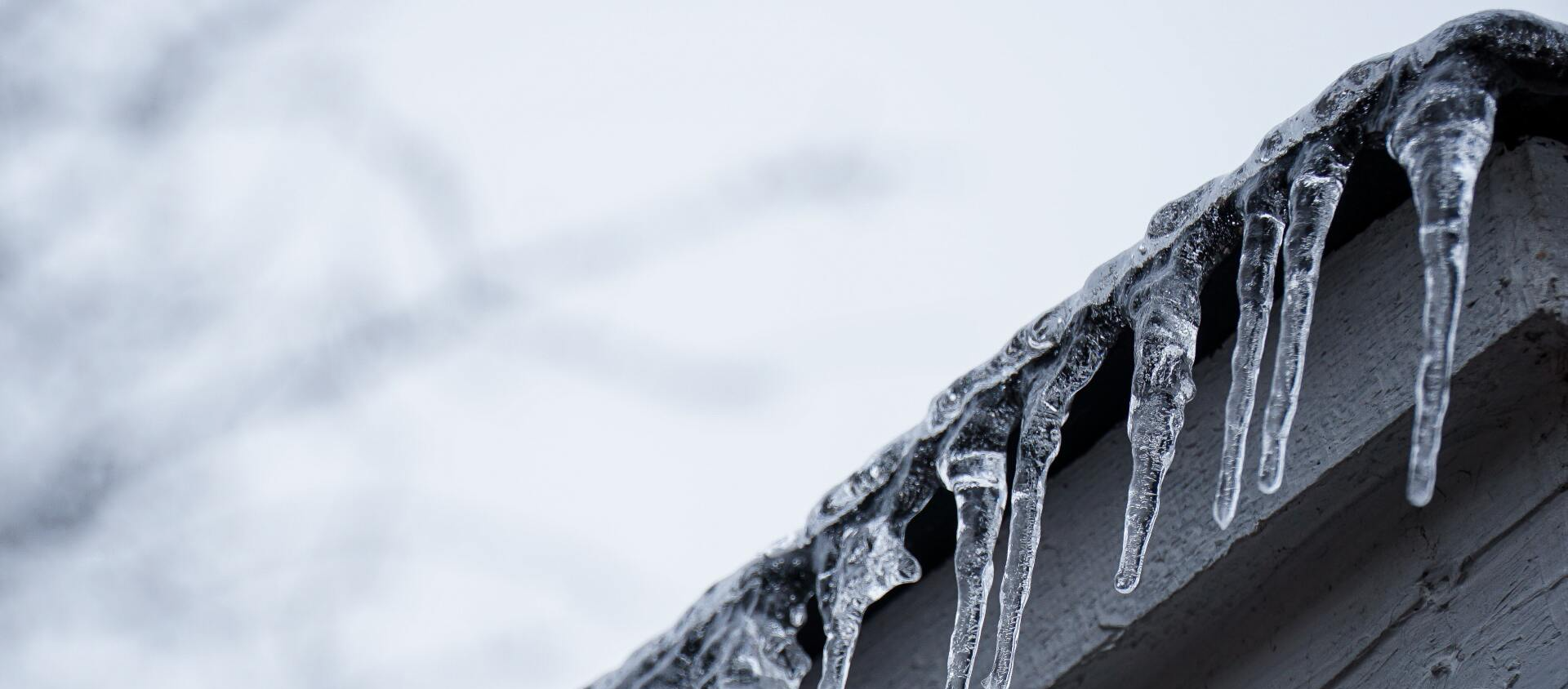 icicles on a roof