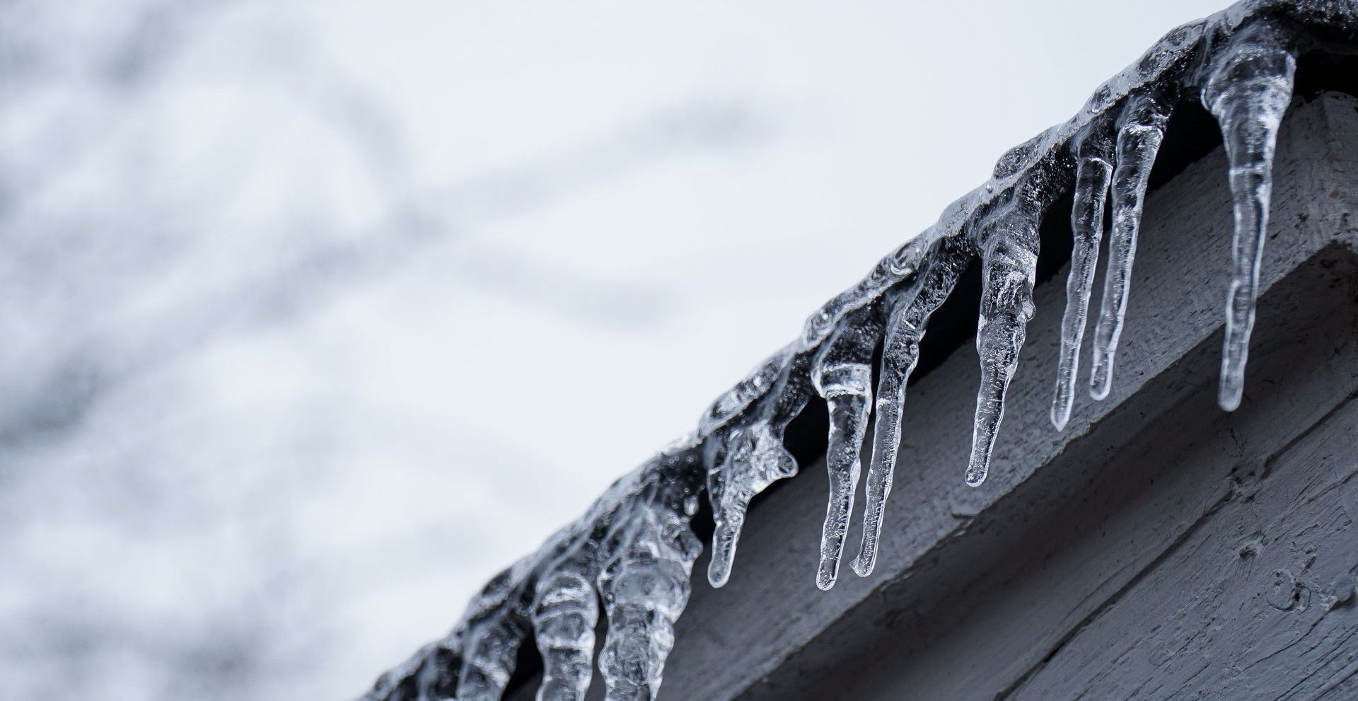 icicles on a roof