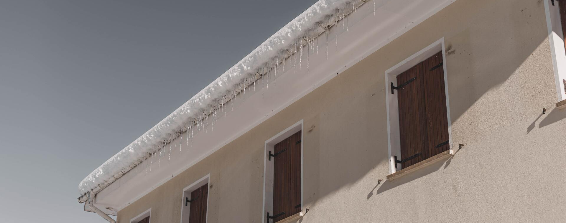 icicles on a roof