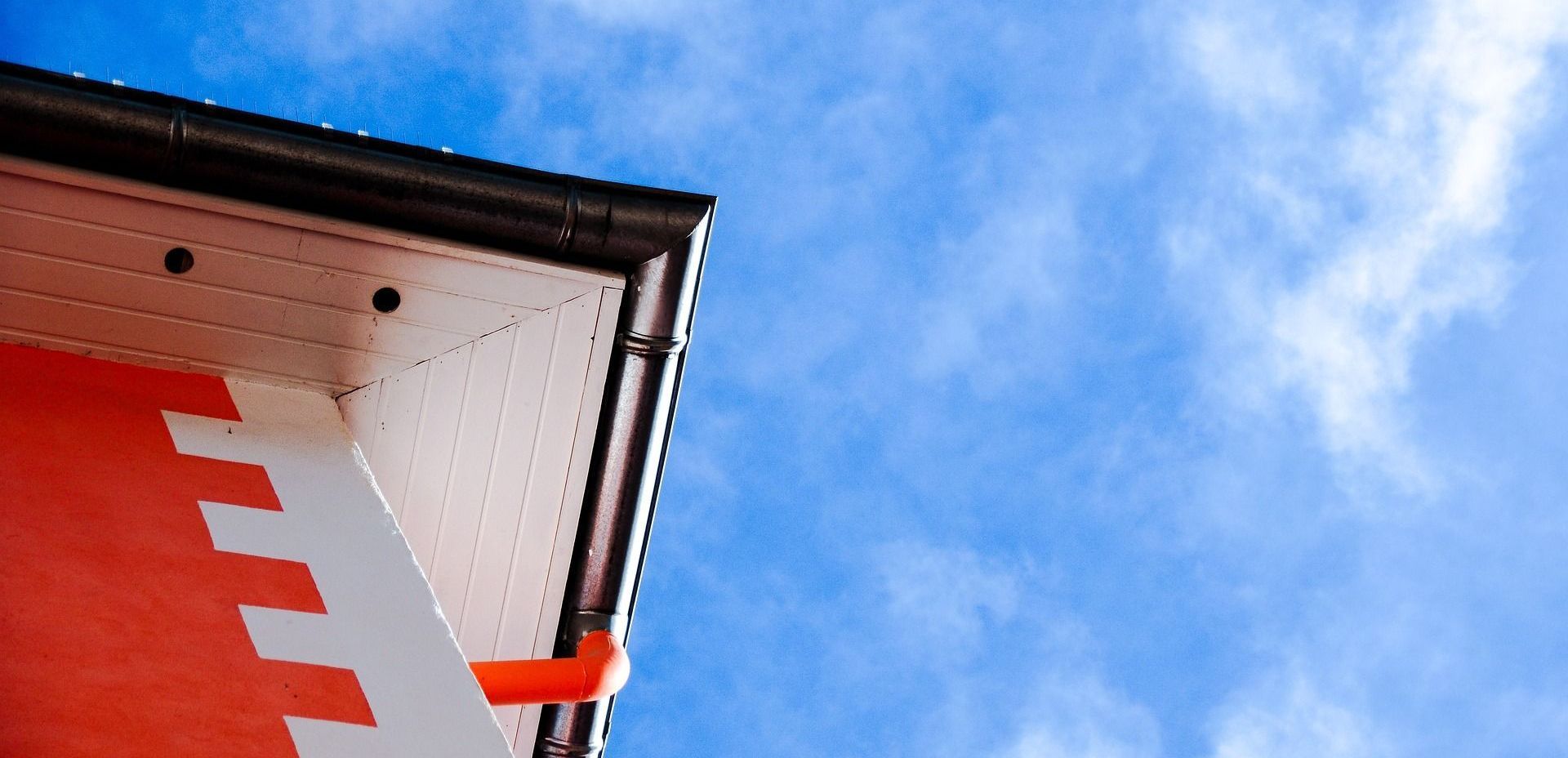 gutter on a house