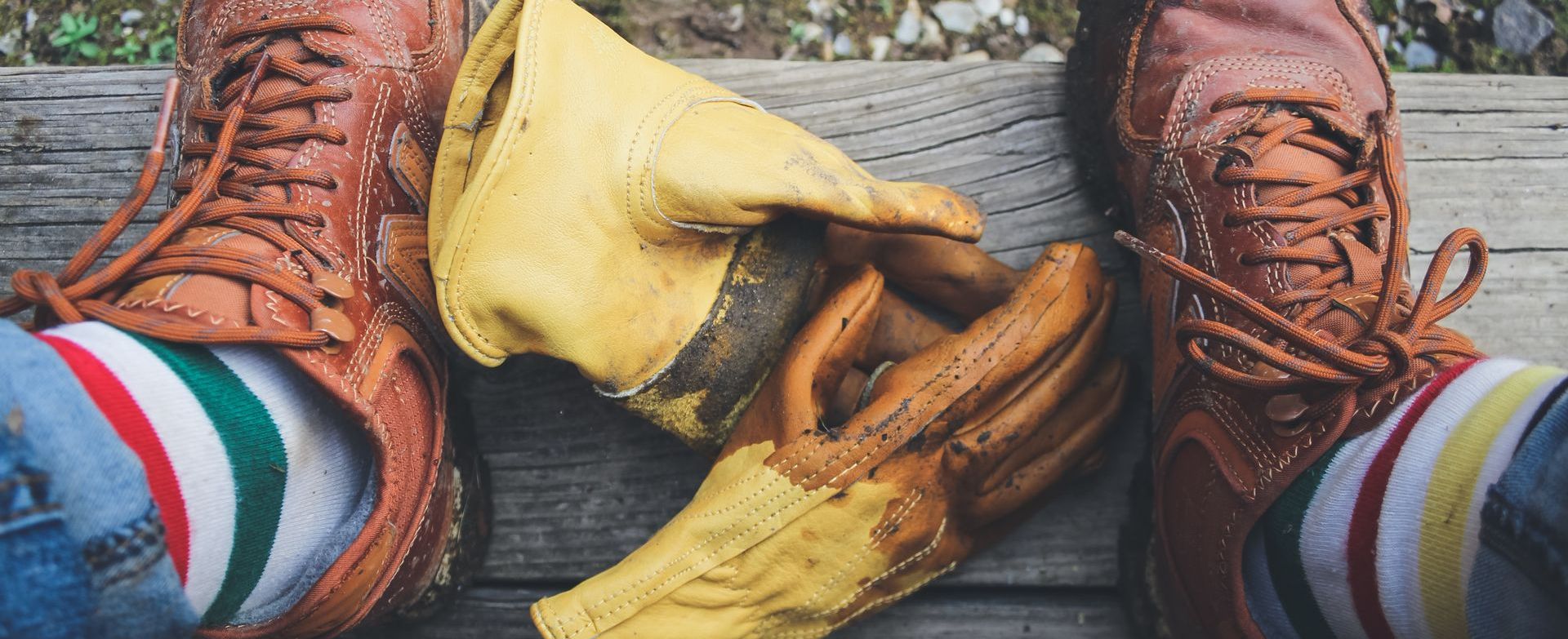 gloves and boots