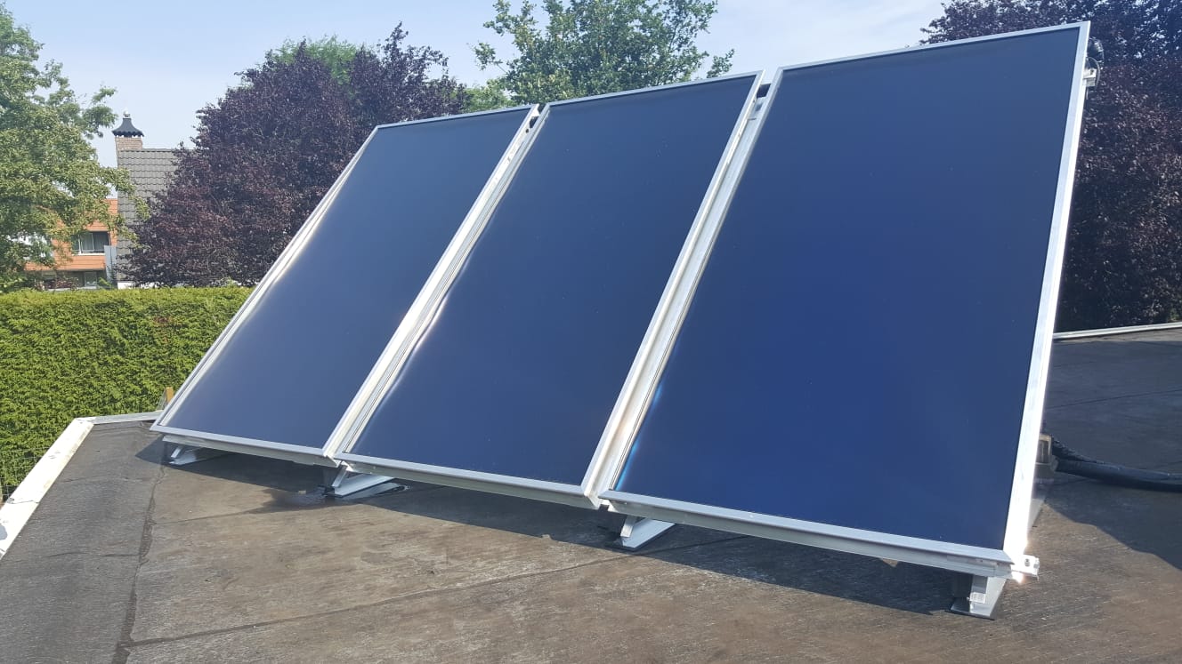 Plaatcollectoren zonnecollector