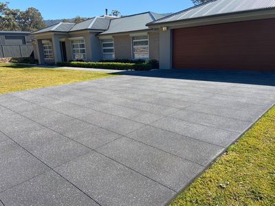 One of our concrete driveways in Tahmoor