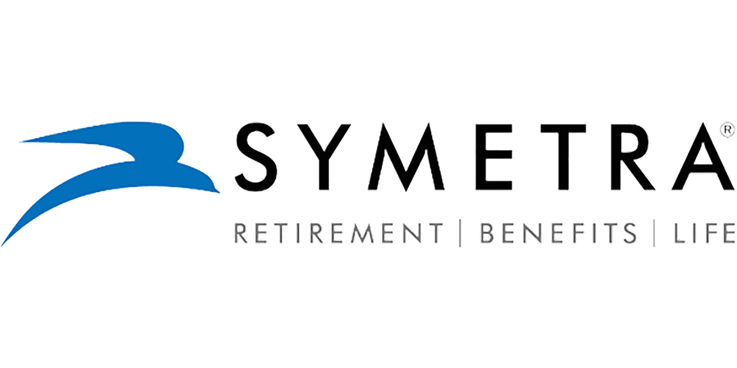 A logo for a company called symetra retirement benefits life.