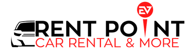 A logo for rent point car rental and more