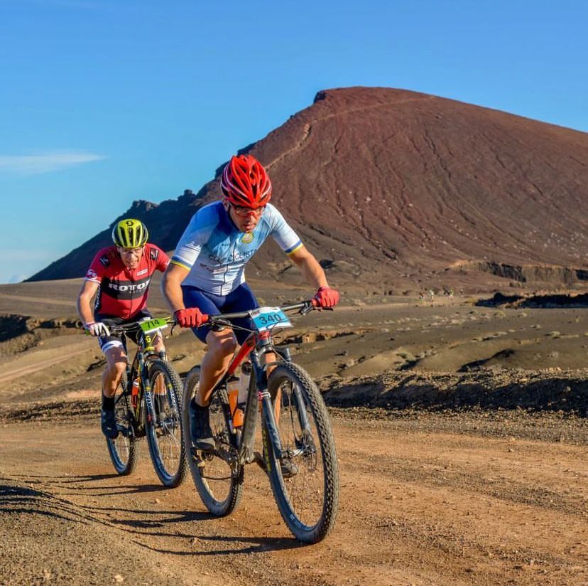 Pedalling among volcanoes in Lanzarote