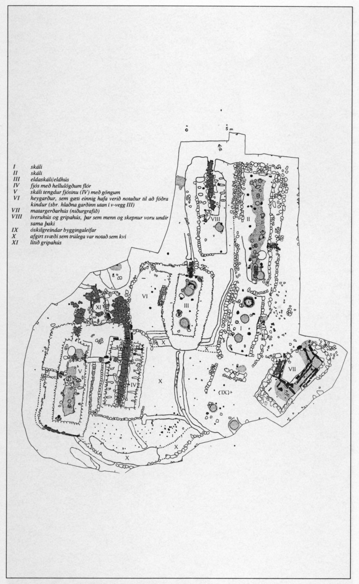 Map of Herjólfsdalur