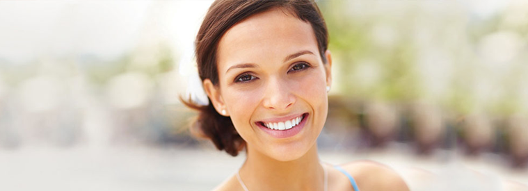 Woman smiling - preventive care