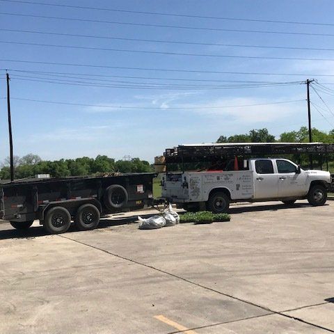 Truck Pulling a Carriage — San Marcos, TX — Diamondback Landscaping & Lawn Care, Inc.