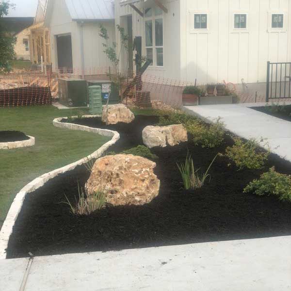 Soil with Rocks and Plants — San Marcos, TX — Diamondback Landscaping & Lawn Care, Inc.