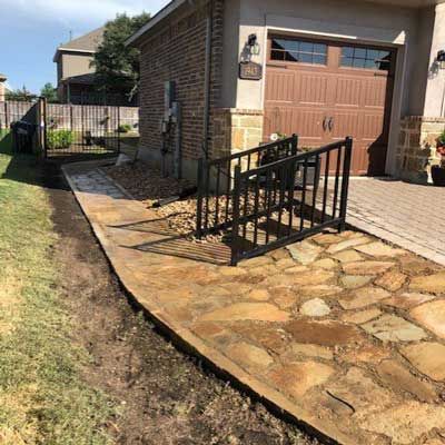 Metal Stairs — San Marcos, TX — Diamondback Landscaping & Lawn Care, Inc.