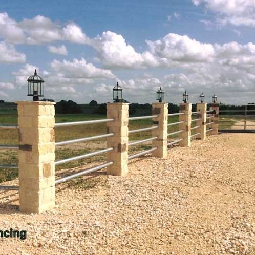 Stone Fence — San Marcos, TX — Diamondback Landscaping & Lawn Care, Inc.