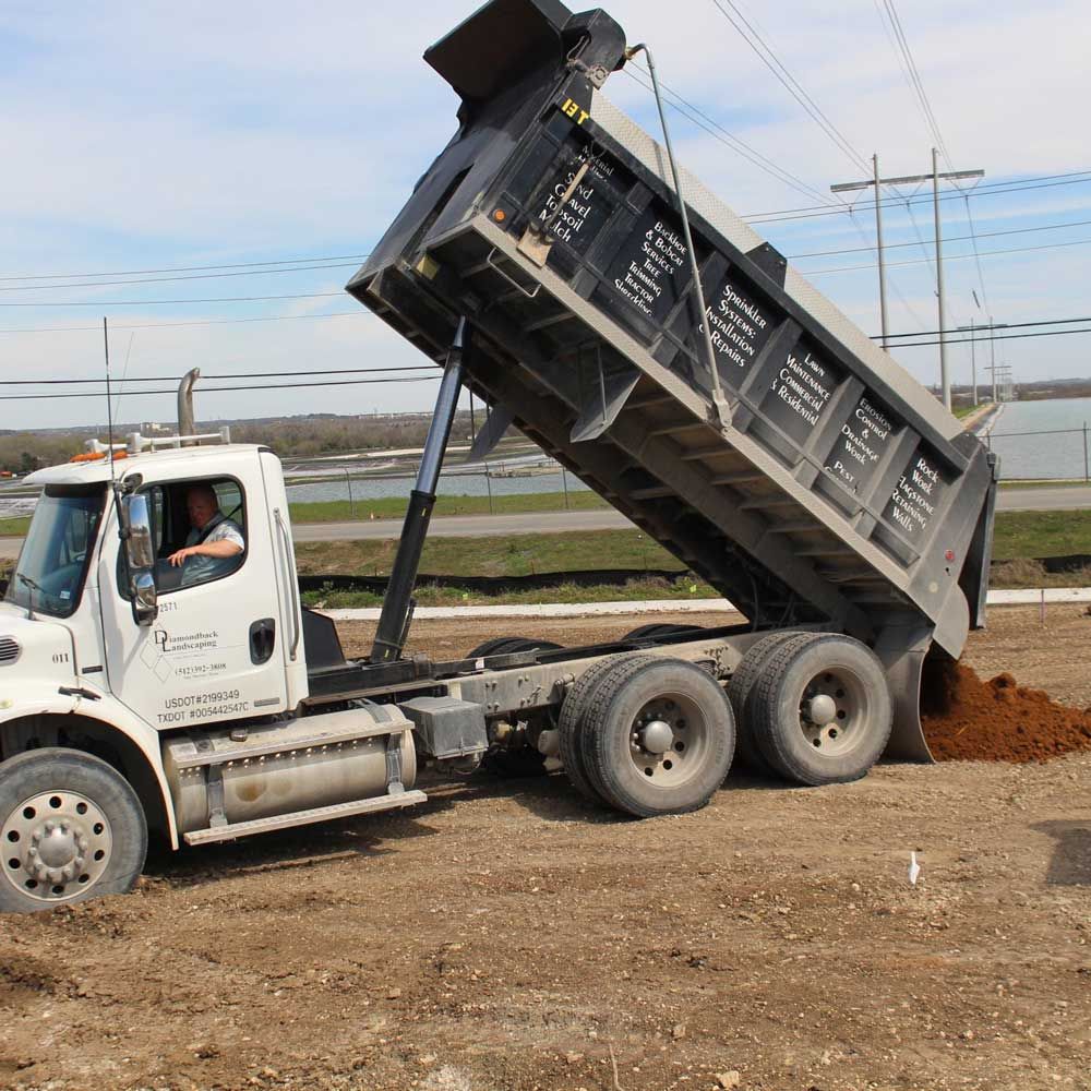 Dump Truck — San Marcos, TX — Diamondback Landscaping & Lawn Care, Inc.