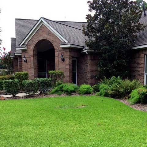 House with Beatiful Lawn — San Marcos, TX — Diamondback Landscaping & Lawn Care, Inc.