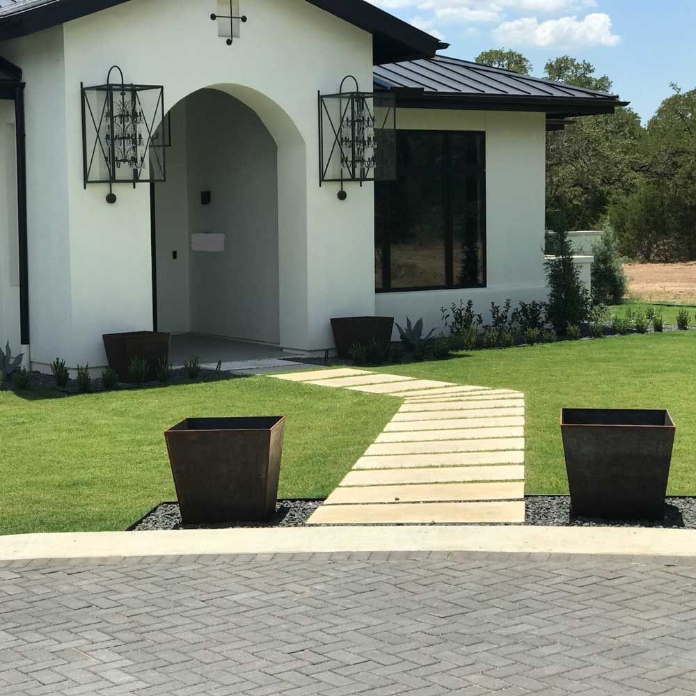 Residential Concrete Walkway — San Marcos, TX — Diamondback Landscaping & Lawn Care, Inc.