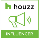 Houzz Influencer badge with a green megaphone.