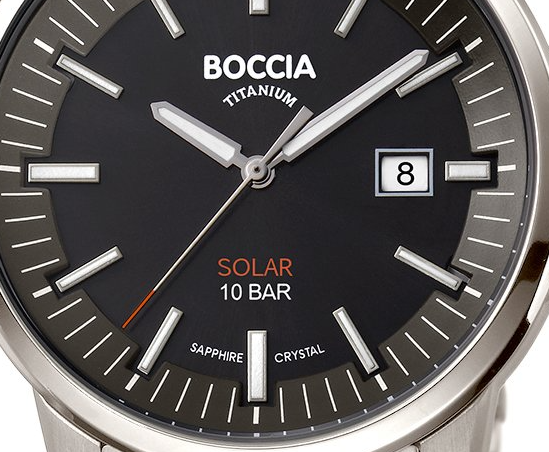 NIEUW! Boccia Solar Titanium herenhorloges 10ATM