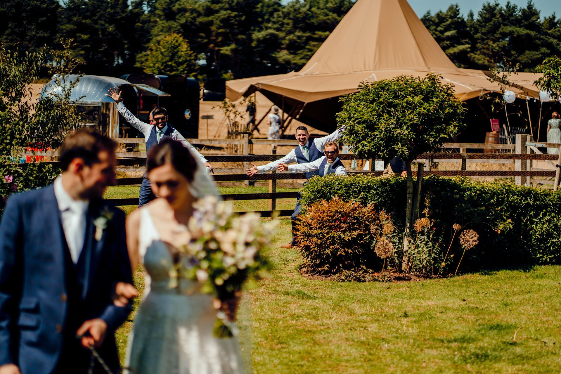 Fabulous Fun and Games: Kerry & David's Westfield Farm Wedding