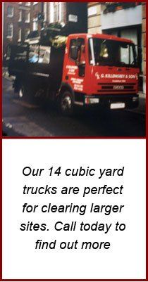Office clearance - London, Home Counties - G Killengrey and Son - Red truck