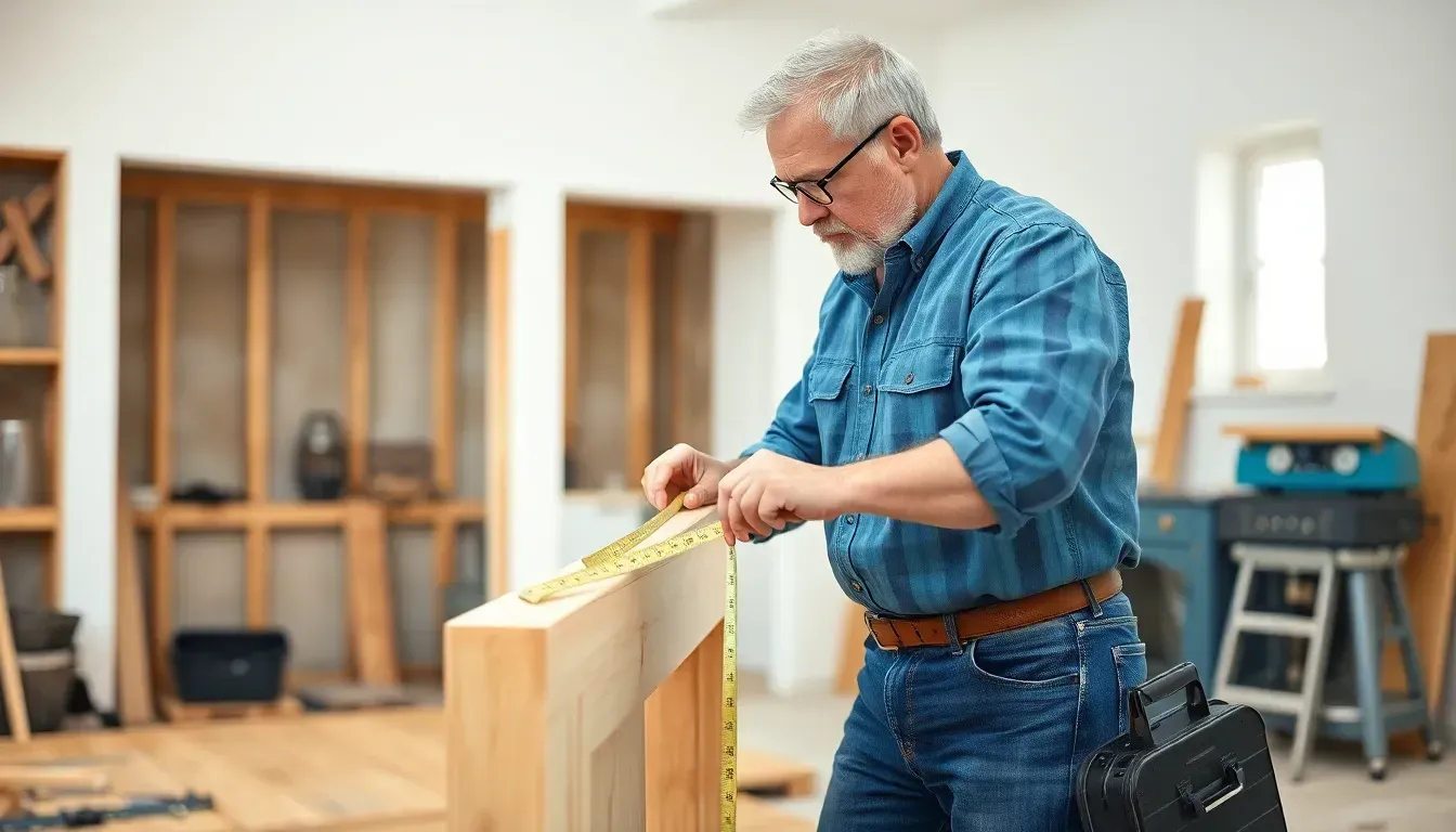 Handyman at work