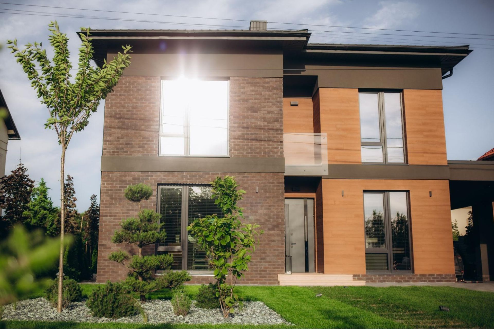 house with large windows