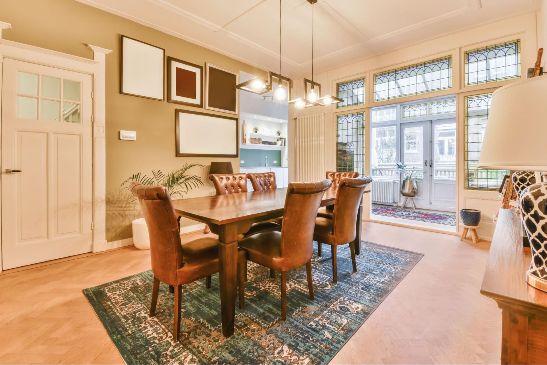dining room representing home inspection in Conroe