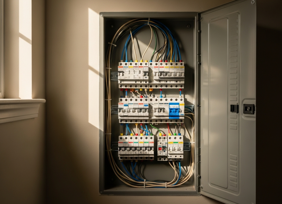 Electrical panel inside a Porter home