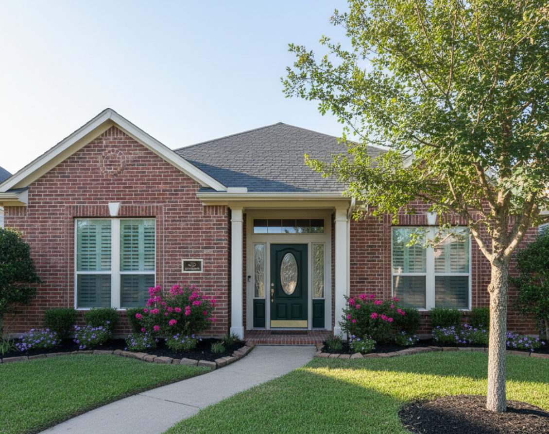 exterior of a suburban Houston home representing the importance of home inspections in Greater House