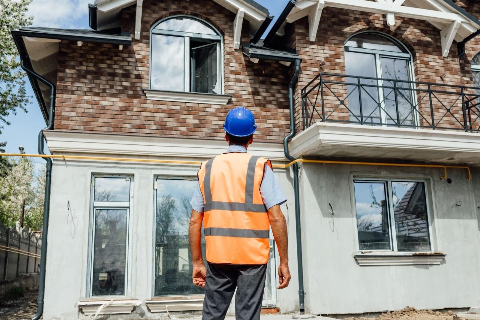 Home inspector performing a licensed home inspection in Houston