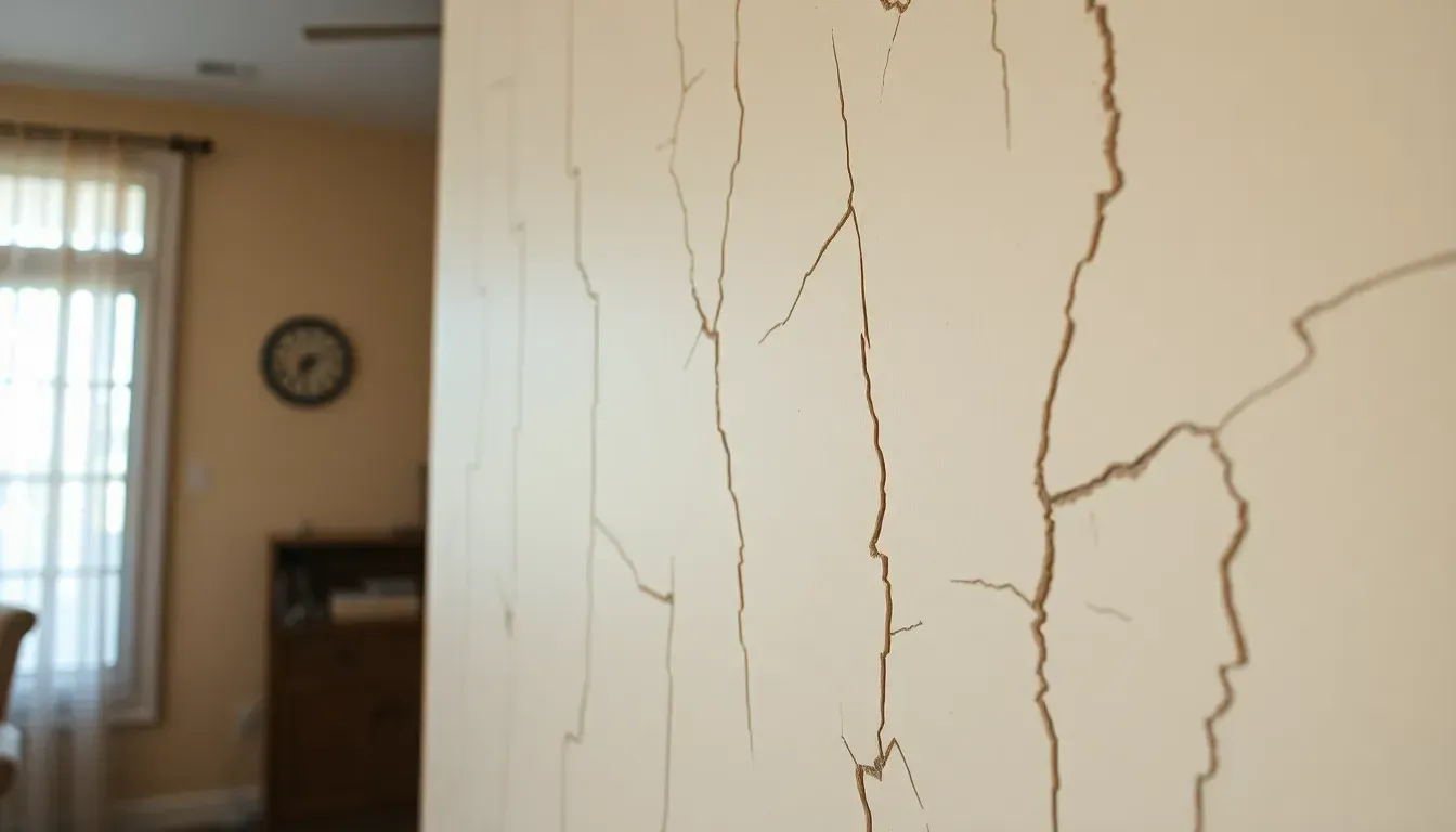 Dry wall cracks