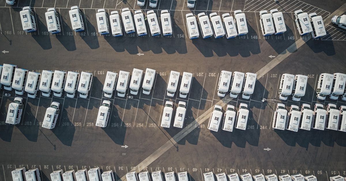 Cars in a parking lot
