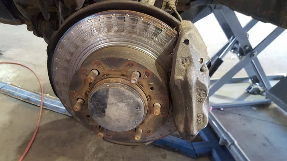 Damaged Disk break — Auto Repair Services in Picton, NSW