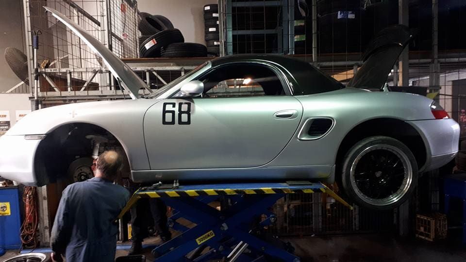 Side View Of A Ford Car — Auto Repair Services in Picton, NSW