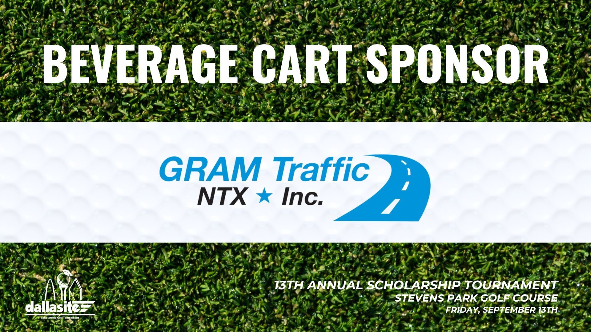 A beverage cart sponsor for gram traffic ntx inc.