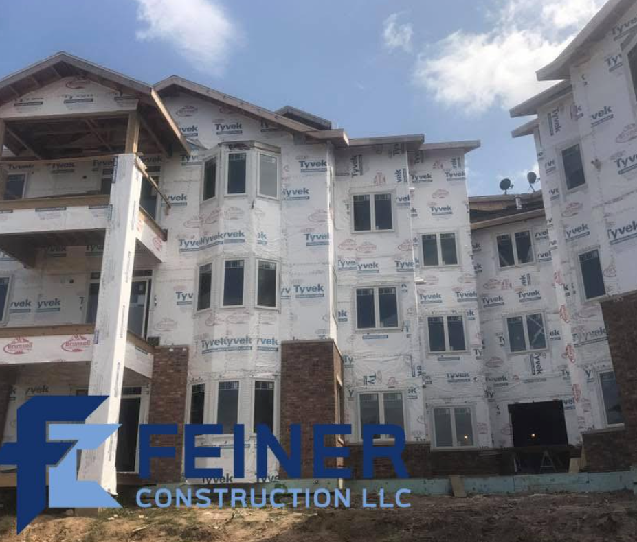 A building that is being built by feiner construction llc