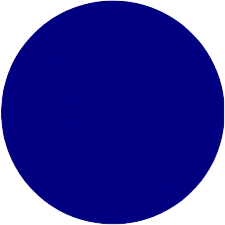 Dark blue circle.