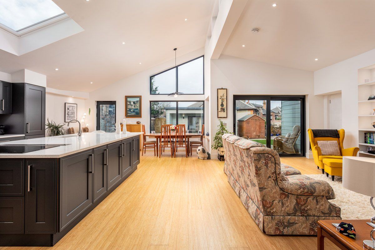 View inside looking through the kitchen St Meddans Street, Troon