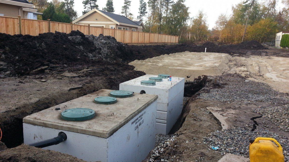 Septic System in ground
