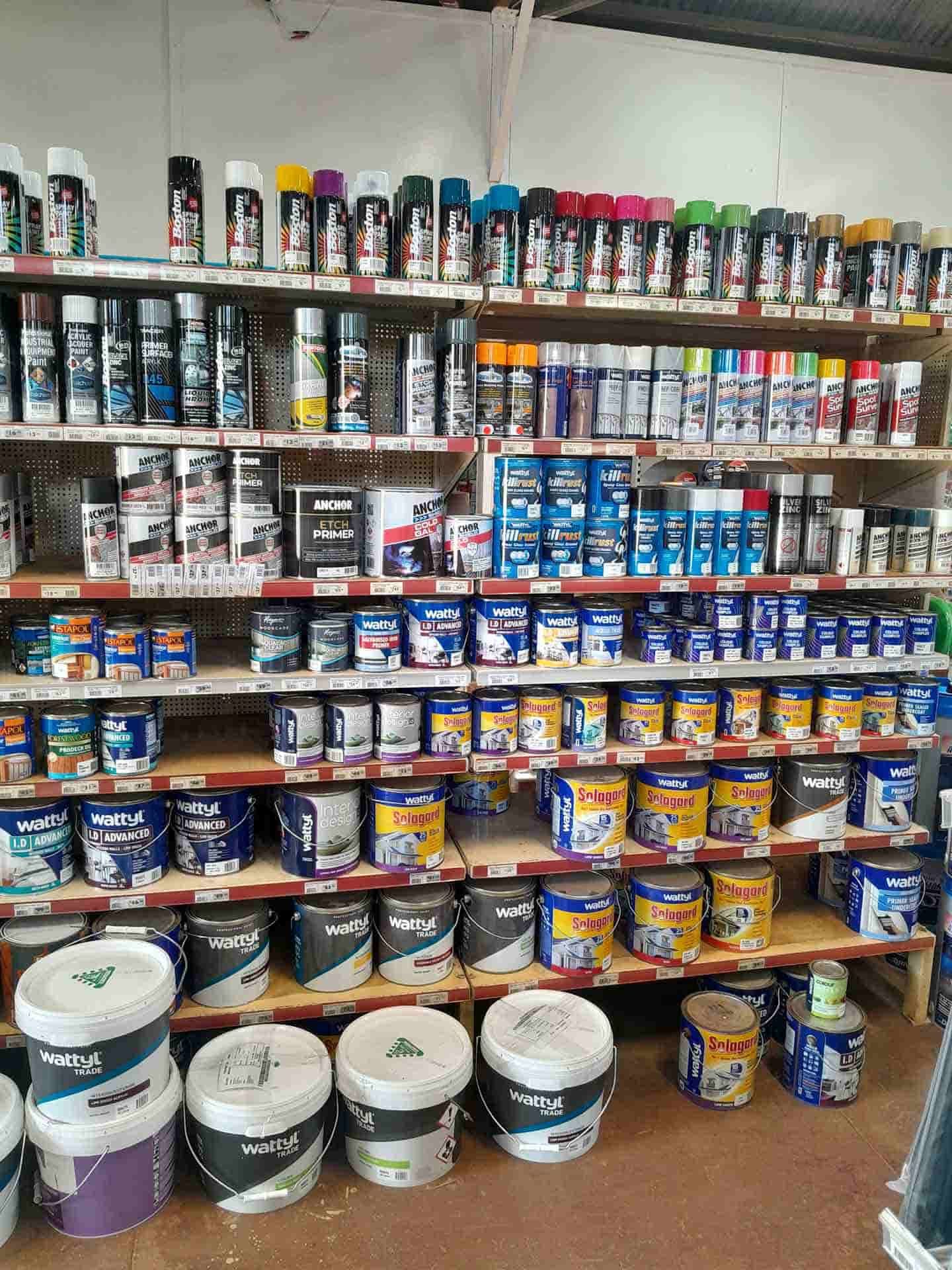 A Store Filled With Lots Of Paint And Spray Paint — Proston Rural Supplies In Proston, QLD