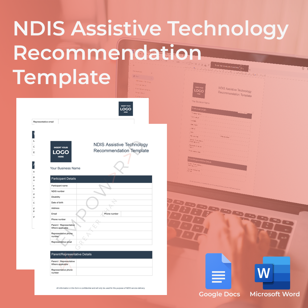 Assistive Technology Recommendation Template