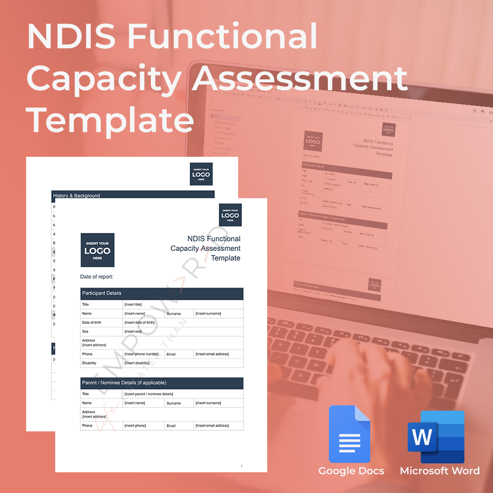 Functional Capacity Assessment Template