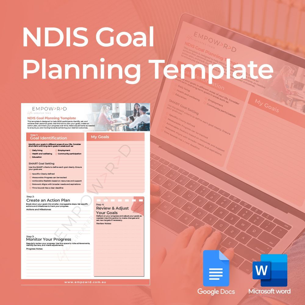 NDIS Goal Planning Template