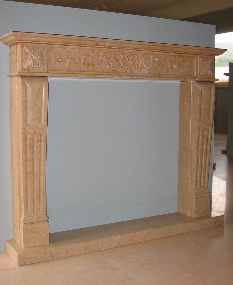 Alexander Widmann, Natural Stone Fireplace, limestone, marble, Vicenza, hand made in Italy