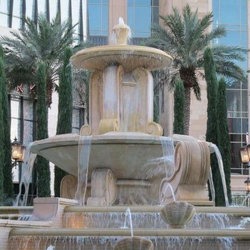 Naturstein Springbrunnen, Hotel Venetian, Las Vegas