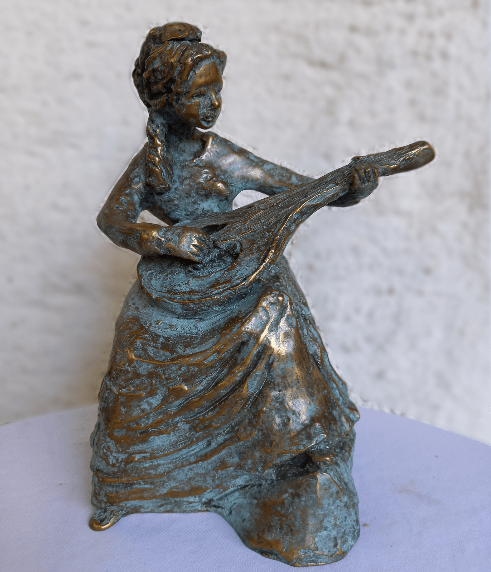 Getrud Mitterstieler-Widmann, Bronze, Figuren, Skulpturen, Statuen, kleine Figuren, Algund, Südtirol, Italien