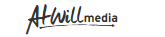 AHwillmedia logo in black script with a gray underline on a white background