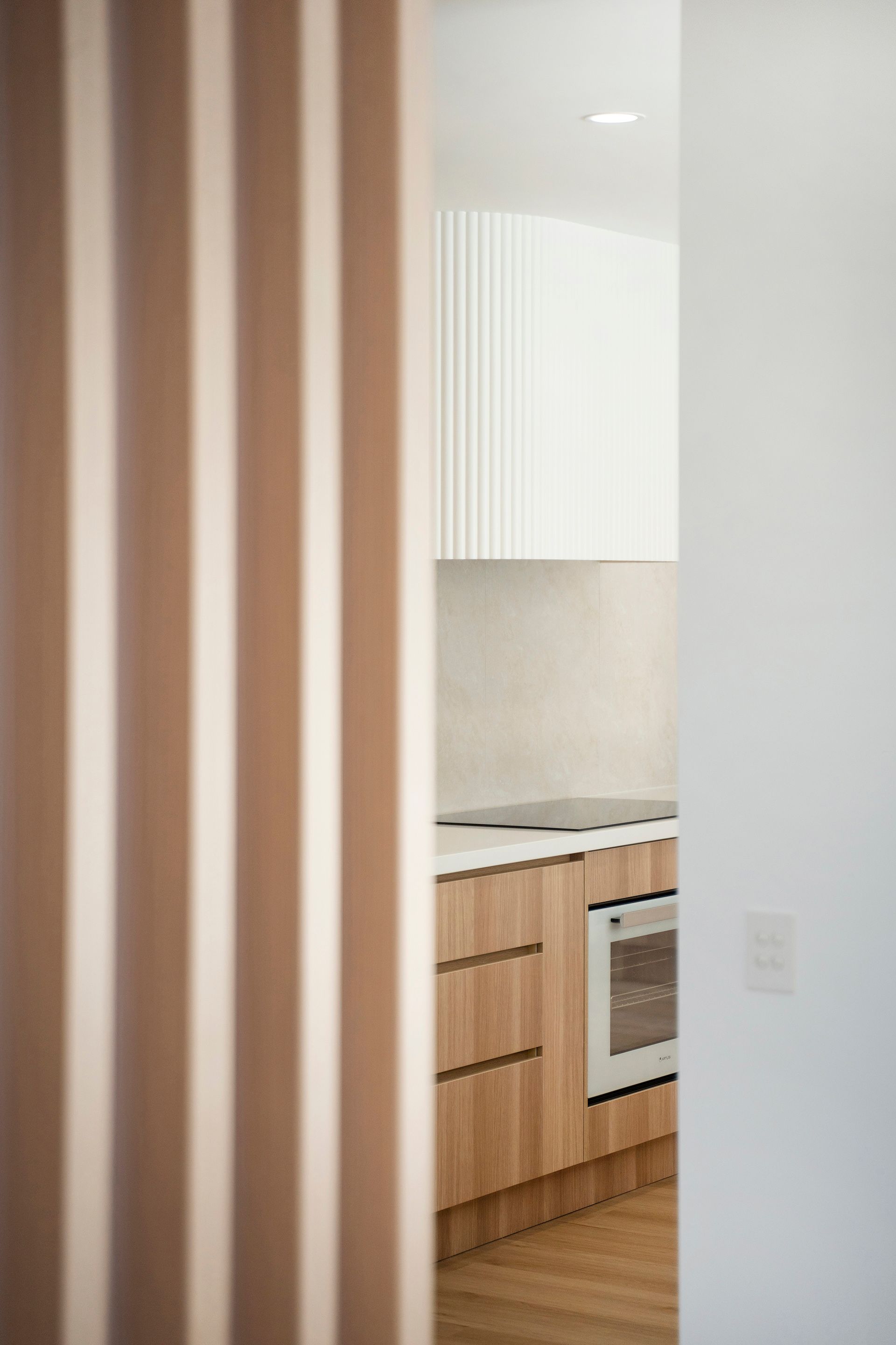 A Hallway With A Desk And A Chair In It  — Reynolds Built In Sunshine Coast, QLD
