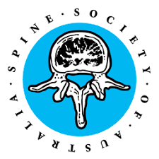 A logo for the spine society of australia